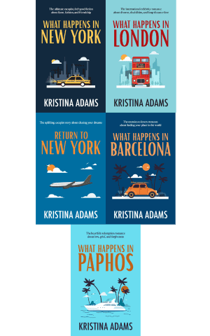 What Happens in Barcelona, the fourth book in the What Happens in... series by Kristina Adams